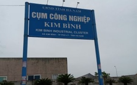 Bán đất nhà xưởng tại Cụm CN Kim Bình, Tỉnh Hà Nam. DT 3,8ha
